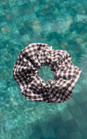 Gingham Scrunchie