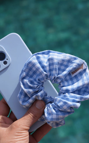 Gingham Scrunchie